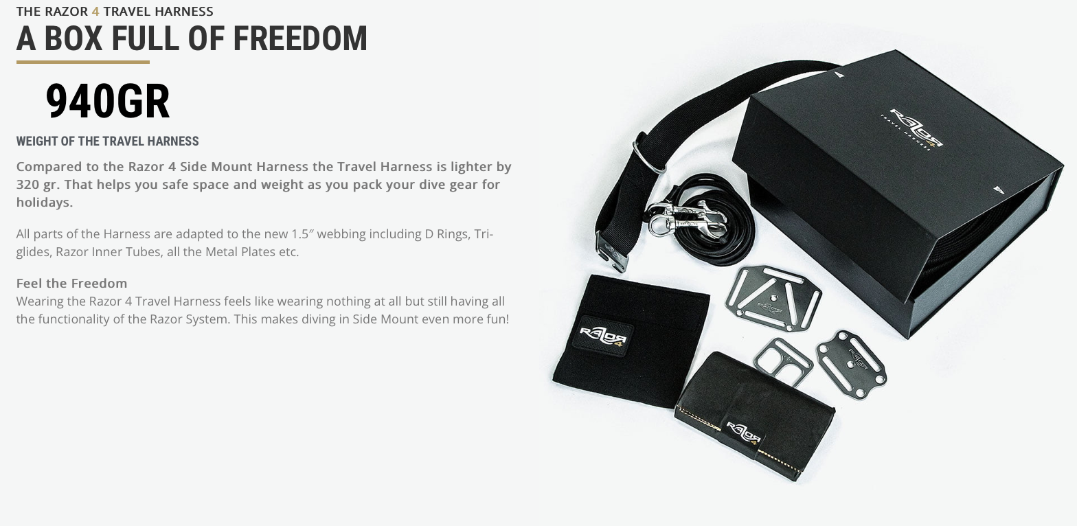 Razor 4 Travel Harness