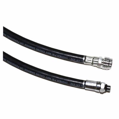 Edge Rubber Low Pressure Inflator Hose - Black