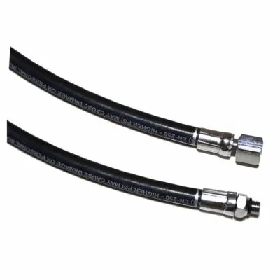 Edge Rubber Low Pressure Regulator Hose - Black
